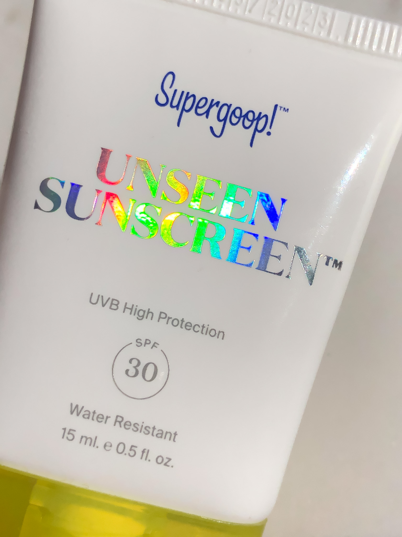 Supergoop Unseen Sunscreen SPF 30 Recenzija Proizvoda za zaštitu od sunca